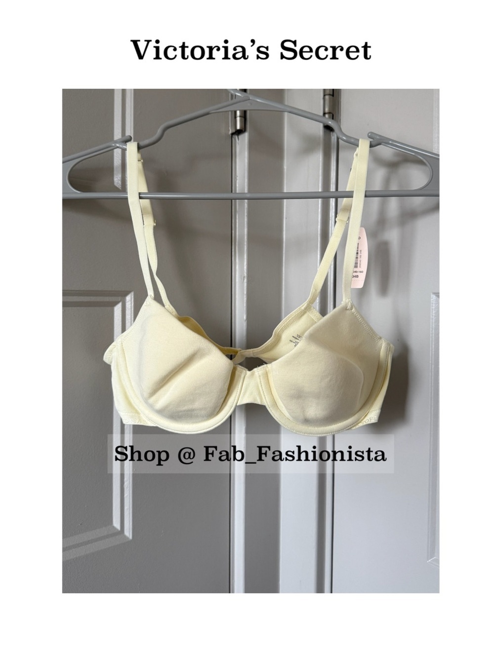 Victoria's Secret Lemon Yellow Bra 34B
